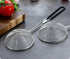 3pcs Small Round Hot Pot Strainer - Stainless Steel Asian Shabu Shabu Spider Skimmer Spoon Set, Mesh Slotted Scoops Soup Ladle...