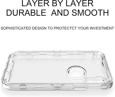 MXX Case for iPhone Xs Case, Heavy Duty Cover - Full Armor Body - Shockproof Protection Bumper - Built-in, Layers Hybrid TPU Rugged Rubber with Ha...