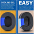 Arctis Pro Thicker Cooling Gel Earpads Compatible with Arctis Pro, Arctis 7/5/3/1, Arctis 9X, Arctis 7X, Arctis 7P, RIG 800 Series, ATH M50X, M40X...