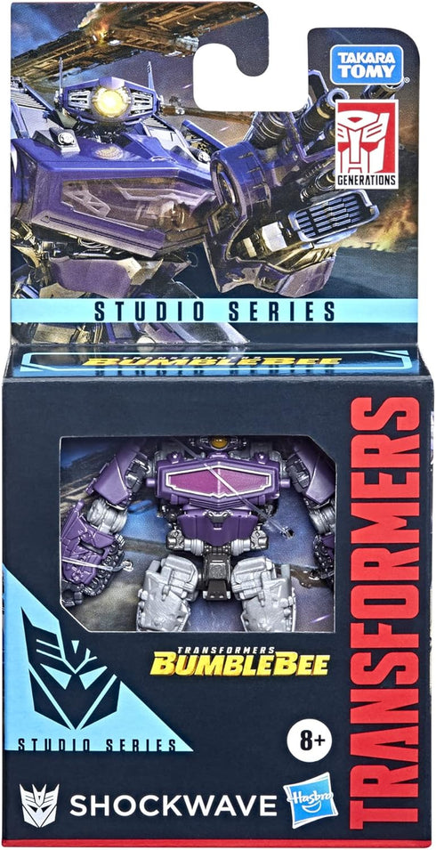 Transformers Toys Studio Series Core Class Bumblebee Shockwave Action Figure - Ages 8 and Up, 3.5-inch...