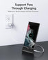 VRURC Mini Portable Charger Fast Charging, Built-in USB C in & Out Connector Power Bank 5000mAh,20W Battery Pack with Foldable Stand for iPhone 15...