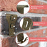 Brick Clips Hooks for Hanging Outdoor - Coideal 12 Pcs Metal Brick Wall Clip Fastener No Drill Picture Hangers for Christmas Lights Wreath Garland...