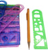 Transparent Ruler and Stencil (6" Rulers + Stencil (36 Pack))...