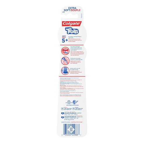 Colgate Kids Toothbrush, Trolls Value Pack, Extra Soft, 2 Count...