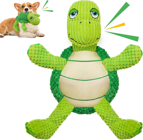 Squeaky Dog Toys, Cute Flamingo Plush Toy for Dogs Indoor Play, Interactive Dog Toys with Non-Shedding Material for Small and Medium Dogs...