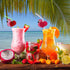 ALINK 50 Flamingo Straws, Plastic Drinking Straws for Tropical Luau Party Supplies/Hawaiian/Birthday/Pool Party Decorations...