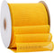 Yellow Burlap Wired Ribbon, 4 inch x 20 Yards, Wired Edge Burlap Ribbon for Gift Wrapping, Big Bow, Wreath, and Christmas Tree Decoration...