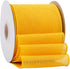 Yellow Burlap Wired Ribbon, 4 inch x 20 Yards, Wired Edge Burlap Ribbon for Gift Wrapping, Big Bow, Wreath, and Christmas Tree Decoration...