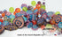2.1oz (60 g) Mix of Unique Czech Bohemia Glass Pressed Beads, Crazy Purple Green Copper, Table Cut, Matte and Glossy, Faceted Fire Polish, Hand Ma...