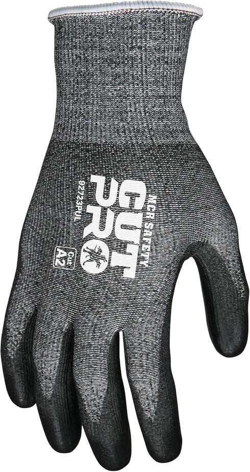 MCR Safety 92723PUM Cut Pro 13 Gauge HyperMax Work Glove, Cut Protection Glove, Polyurethane Coated Palm & Fingertips, Medium...