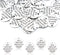 JIALEEY 30pcs Alloy She believed she could so she did DIY Message Charms Pendant for Crafting Bracelet Necklace Jewelry Making Accessory, Antique ...