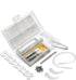 Eyeglass and Sunglass Repair Kit by SQV - Most Complete Glasses Family Kit - 5 Types of Mini Screws, Tweezers, Screwdriver, 7 Styles of Nose Pads,...