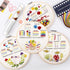 VIVIDOX 4 Sets Embroidery Kit for Beginners with Stitch Video, Cross Stitch Kits for Adults Practice, Starters, Hand Craft Lover with Embroidery C...