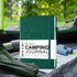 JUBTIC Camping Journal and RV Travel Log Book, A5 Adventure Journal for 25 Camping, Hiking Journal, Family Travel Books Camper Essentials Camping ...