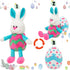 Eggs Filled with Bunny Stuffed Animal, 12" Reversible Rabbit Bunny Plush, Easter Stuffed Bunny Toys for Girls Boys Kids Babies Great Gifts/Decorat...