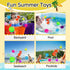 12 pcs Reusable Water Balloons Fast Refillable for Kids Outdoor Activities Pool Beach Bath Toys with Silicon Cord Ring Pull...