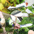 SHALL Hori Hori Garden Knife, Gardening Knife with Leather Sheath, Rosewood Handle & Hide Rope, 7” Stainless Steel Blade, Rope Cutting Edge, for D...
