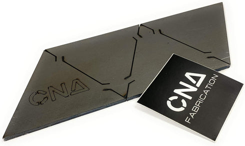 Welding Kit - Folding Tetrahedron (Triangle Pyramid) - 3 Inch Sides - 11 Gauge (1/8" Thick) - Mild Steel - Made in USA - Practice Weld with MIG, T...