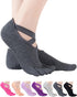 SPENCIAL'S Women's Yoga Socks Full Toe, Non Slip with Grips,Backless Sports Yoga Socks for Pilates,Ballet, Fitness,Dance...