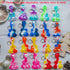 20 Packs Rainbow Bulk Music Mini Pop Guitar Bubble Fidget Keychain Gift for Holiday Kids Boys Girls Beach Party Favors and Classroom Student Prize...