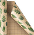 RUSPEPA Kraft Wrapping Paper Roll - Mini Roll - Cactus Design for All Occasions - 17 Inches X 32.8 Feet...