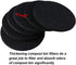 ddLUCK 6 Pack Kitchen Compost Bin Filter, Round Food Waste Bins Activated Carbon Filters,Replaceable Extra Thick Charcoal Filters for Odour Remove...