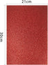 Misscrafts 20pcs Glitter Felt Sheets Solid Glitter Fabric 21 x 30cm Craft Felt 20 Colors for DIY Bag Hair Clips Hat Making...