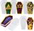 NiArt Epoxy Resin Soft Silicone Molds DIY Casting Halloween Coffin Trinket Box (4 Lids+1 Base) Handmade Art Craft Jewelry Storage Casket Container...