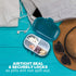 Daily Pill Organizer - (Pack of 2) Small AM PM Pill Organizer - Cute 4 Compartment Pill Organizer 2 Times a Day Case Box...
