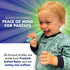 Brilliant Oral Care Baby Toothbrush with Soft Bristles and Round Head, for a Toddler Approved, Easy to Use All-Around Clean Mouth, Ages 0-2 Years,...