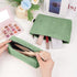 MAGEFY Makeup Bag 2 PCS Corduroy Make up Bag for Purse Travel Cosmetic Bag for Women Small Makeup Pouch Cute Makeup Brush Bag Preppy Stuff Travel ...