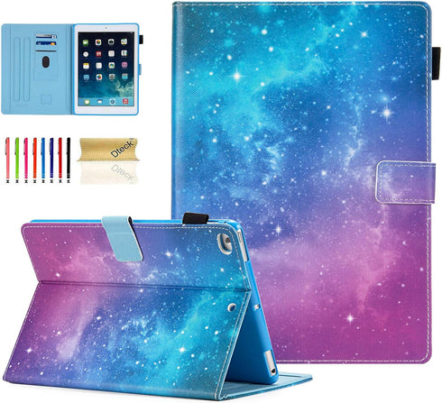 Dteck for iPad 6th/5th Generation Case 9.7" 2018/2017, Air 2/1 Case 9.7-Inch 2014/2013, Protective Folio Case with Stand/Auto Sleep Wake Function,...