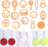 Puocaon Sports Polymer Clay Cutters - 16 Shapes Clay Cutters for Jewelry Making, Sports Theme Clay Earring Cutters, Tennis Badminton Billiards Cla...