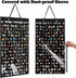 Hanging Brooch Pin Organizer, Dust-proof Enamel Brooch Pin Display, Brooch Collection Storage Organizer, Hold Up to 170 Brooch Pins (Black)...