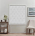 Exclusive Home Prague Trellis 100% Blackout Polyester Roman Shade, 31"x64", White...