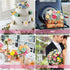 WILLBOND 100 Pieces Faux Flower Heads for Crafts Artificial Silk Plum Blossom Heads for Home Room Wedding Party Marriage Car Shoes Hats, 1.8 Inch ...