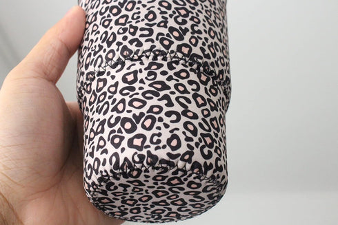 3 Pack Reusable Iced Coffee Sleeves - Xumbtvs Insulator Sleeve for Cold Beverages, Neoprene Coffee Cup Holder (Leopard print)...