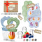 O’doe Silicone Baby Popsicle Molds & Baby Food Feeder with 1 Clip, 2 Pack Freezer Tray with Lid, 2 Breastmilk Popsicle Molds for Teething Relief, ...