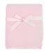 American Baby Company Fleece Blanket with Silk-Like Satin Trim, Soft, Warm & Cozy, Pink, 30" x 30" for Boys and Girls, Perfect for Baby Carrier, S...