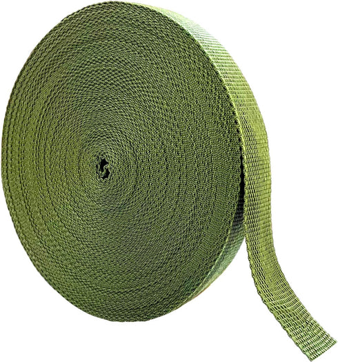 80 Feet Tree Tie Strap 1 Inch Tree Support Ties Green Staking and Guying Material Plant Tie Garden Tie Green Tree Tie Rope for Outdoor Use, Straig...