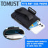 Phone Holder with Three Strap, Lightweight Arm Band with Reflective Logo, Elastic Armband Sleeve with Case Fits iPhone and Android, Use for Runnin...