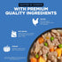 GO! SOLUTIONS Skin + Coat Care Wet Dog Food - Shredded Chicken Recipe with Grains - Complete & Balanced Nutrition for All Life Stages, 12.5 oz...
