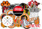 24 PCS Chicago American Blackhawks Hockey Stickers for Water Bottle, Laptop, Bicycle, Computer, Motorcycle, Travel Case, Car Decal Decoration Stic...