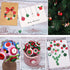 400g Christmas Craft Buttons Handmade Sewing Red Green White Button for Art Crafts Projects, DIY Decoration...