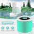 HY1800 True HEPA Replacement Filter Compatible with MORENTO/CHIVALZ/Loytio/AYAFATO/Honeyuan/IOIOW HY1800 Air Purifier, 3-in-1 H13 True HEPA Activa...
