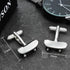 Silver Tone skateboarding Cufflinks For Men With Gift Box....