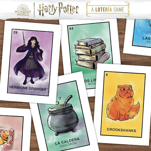 Harry Potter Loteria Game - Bingo Style with Custom Artwork Inspired by Mexican Culture...