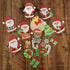 Set of 48 Wafer Edible Cupcake Toppers Christmas Paper Cake Decoration...