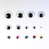 1221 Pieces Wiggle Googly Eyes Self Adhesive Wiggle Eyes (Assorted Sizes) for DIY Crafts Scrapbooking (Classic)...