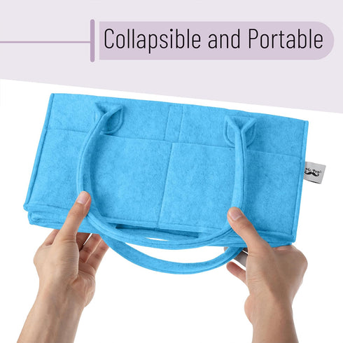 Mr. Pen- Baby Diaper Caddy Organizer, Blue, Baby Organizer, Car Diaper Caddy, Baby Caddy Organizer, Portable Diaper Caddy, Diaper Organizer for Ch...